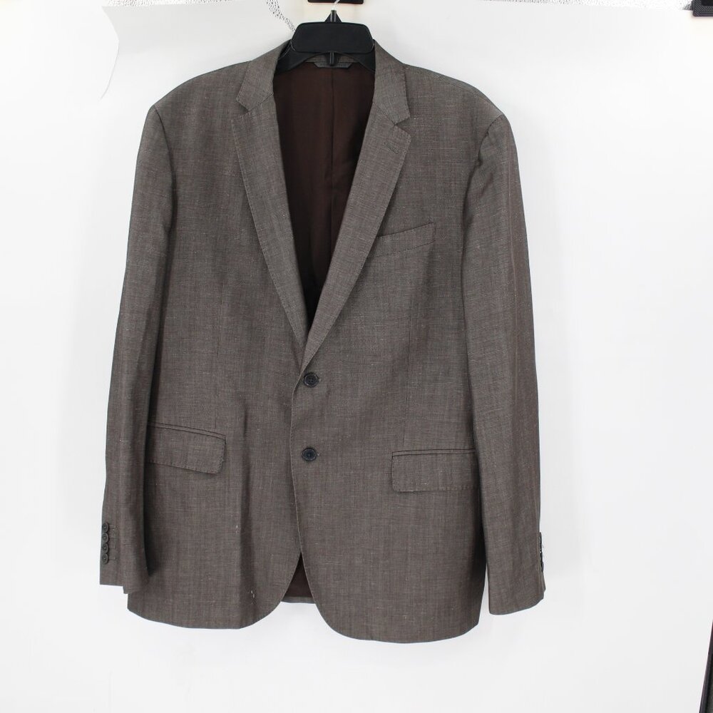 John varvatos Sport Coat Men's 44R Two Button Single Breasted Wool Linen Blend
